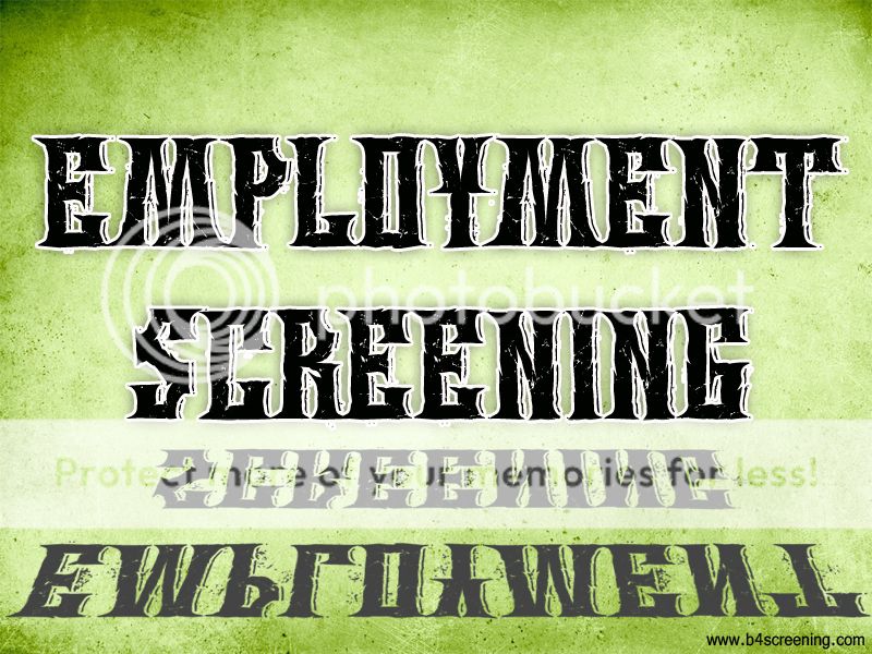 Employment Screening (c) PreEmploymentScreening preemployment screening